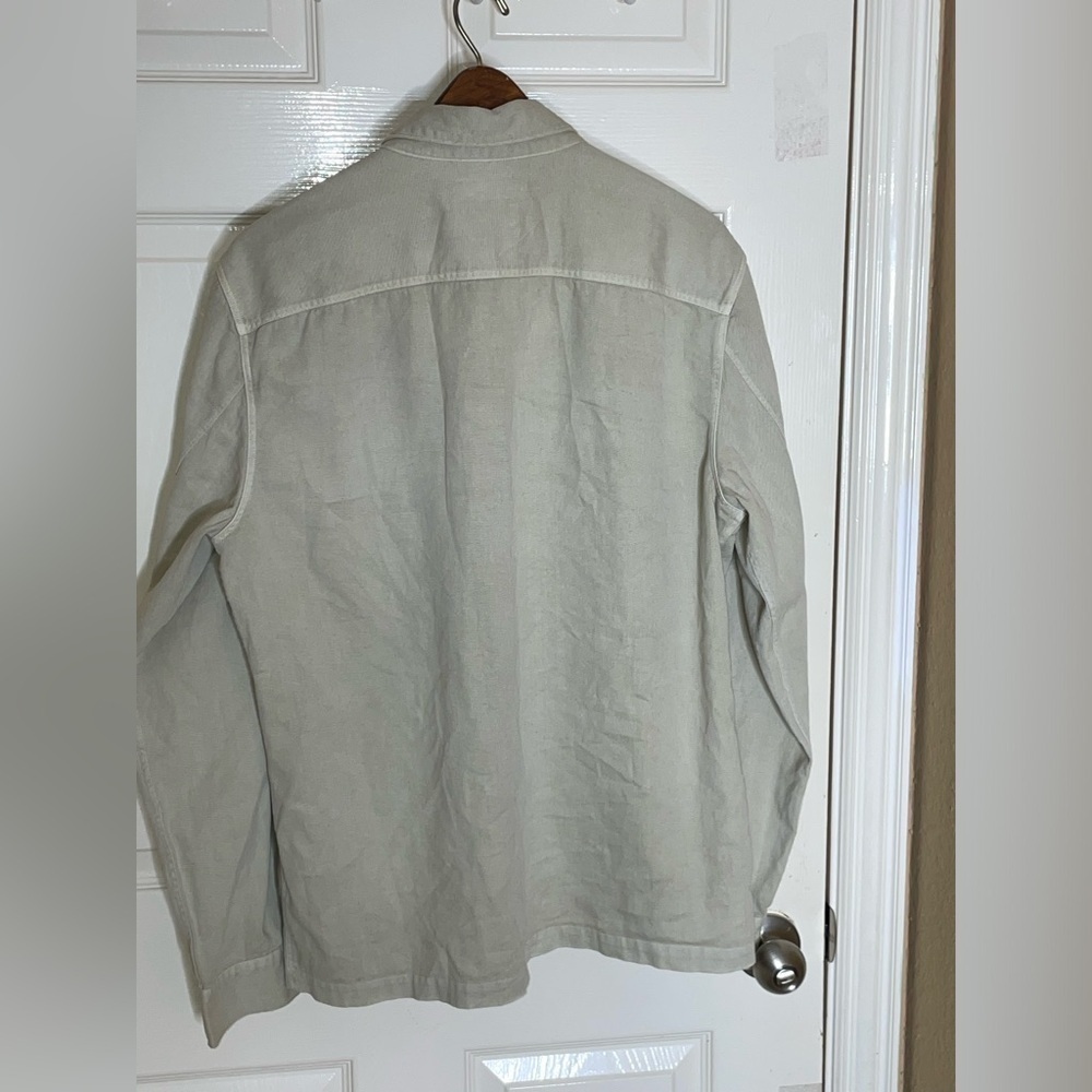 All Saints Long Sleeve Minimalist button down shirt size XL - Picture 7 of 9